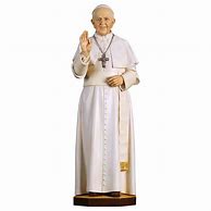 Image result for Pope Francis with Children Statue