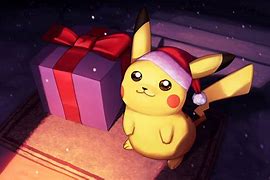 Image result for Christmas Pikachu Fan Art