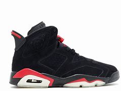 Image result for Black and Red Jordan 6s