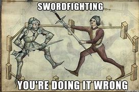 Image result for Sword in Neck Meme