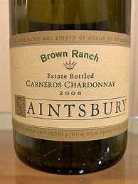 Saintsbury Chardonnay Brown Ranch 的图像结果