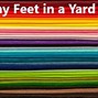 Image result for Inches per Yard of Fabric