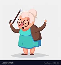 Image result for Crazy Old Lady Cane