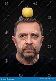 Image result for Man with Apple Head