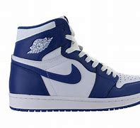 Image result for Air Jordan 1 Blue and White