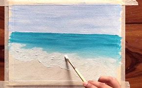 Image result for Acrylic Beach Painting Tutorials