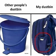 Image result for Dustbin Flying Meme
