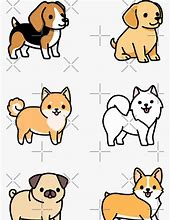 Image result for Dog Stickers Pack