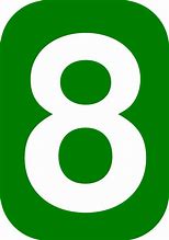 Image result for Number Eight Cartoon