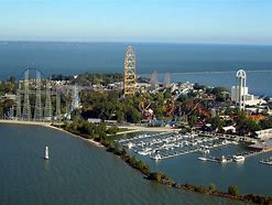 Image result for Cedar Point Arial Picture
