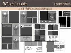 Image result for Layout for 5X7 Card