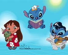 Image result for Chibi Stitch and Pink