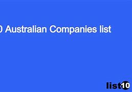 Image result for Australian Company