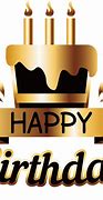 Image result for Happy Birthday Clip Art Black and Gold