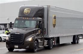 Image result for UPS Freight Truck Side View