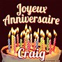 Image result for Happy Birthday Craig Animated