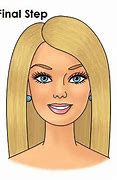 Image result for Barbie Head Drawing