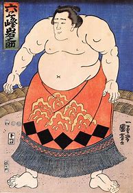 Image result for Japanese Sumo Art