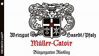 Image result for Muller Catoir Haardter Burgergarten Muskateller Trocken