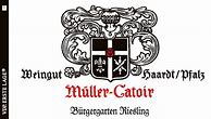 Image result for Muller Catoir Haardter Burgergarten Muskateller Kabinett trocken