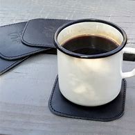 Image result for Black Coasters On Table L