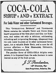 Image result for Coca-Cola Ad 1886
