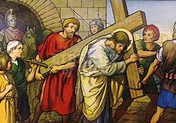 Image result for Buff Jesus Carrying Ther Cross