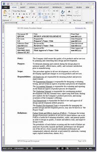 Image result for ISO 9001 Templates Free Design