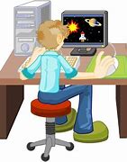 Image result for Girl On Computer Clip Art