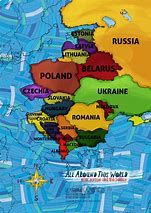 Image result for Modern East Europe Map