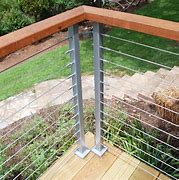 Image result for Stairs with Vertical Steel Rope