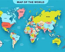 Image result for World Map with Country Names