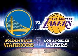 Image result for NBA Warriors Lakers Poster