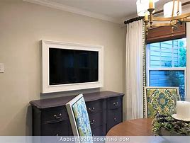 Image result for TV Frames for Wall Mounted TVs