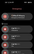 Image result for Emergency Contact Screen for Androids