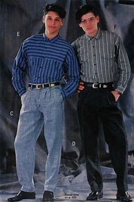 Image result for 80s Men's Fashion