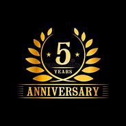 Image result for Personalized 5 Year Logo