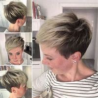 Image result for Short Pixie Haircuts Front and Back View
