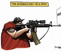 Image result for Gun Political Cartoon