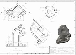 Image result for CAD Inventor Mechanical Drawing