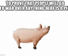 Image result for Pig War Meme