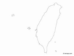 Image result for Taiwan Map Outline