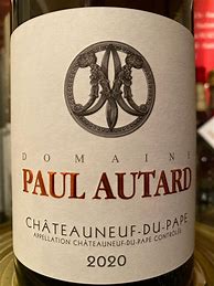 Paul Autard Chateauneuf Pape に対する画像結果