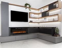 Image result for LED TV Wall Unit Design