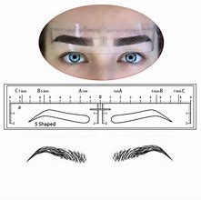 Image result for Printable Eyebrow Stencils Actual Size