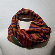 Image result for Kente Folded into a Scarf