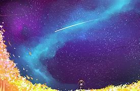 Image result for Blue Galaxy Anime