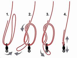 Image result for Fishing Hook Knots Illustrated