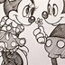 Image result for Mickey and Minnie Mouse Sketches