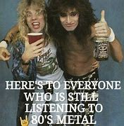 Image result for 80s Band Memes